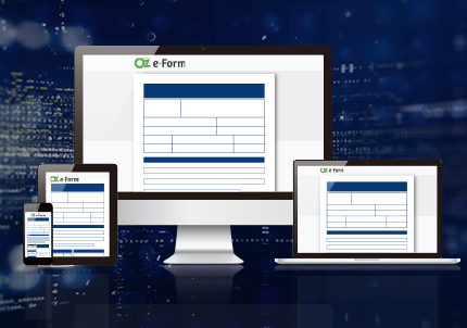 OZeForm支援各種設備